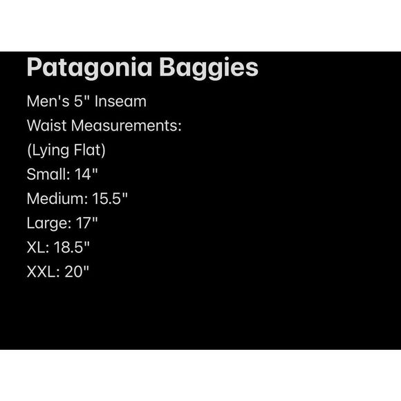 Patagonia Men’s 5” Baggies Shorts Phosphorus Green New With Tags Size XXL - Picture 4 of 4